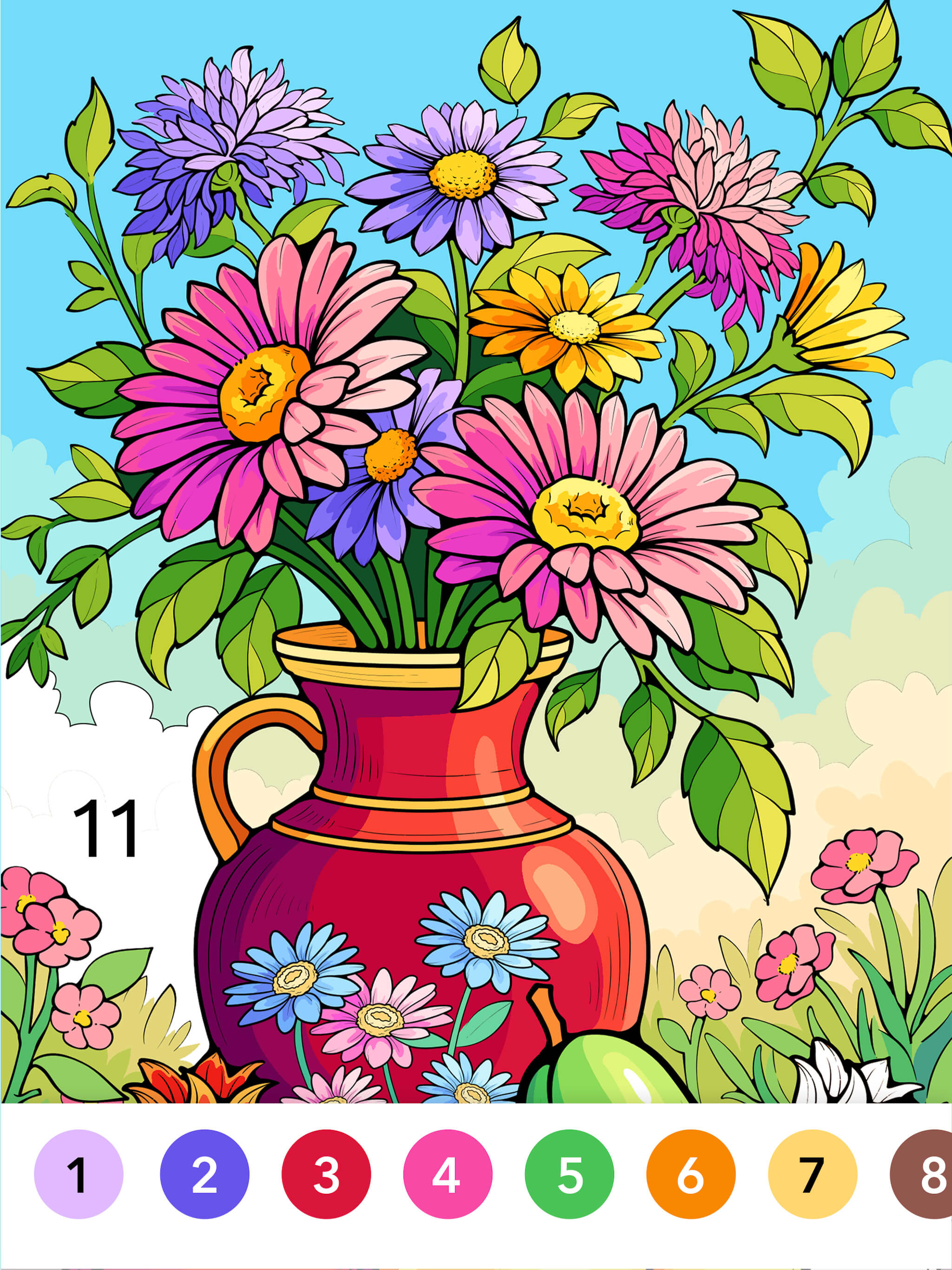 Paint.ly flower art